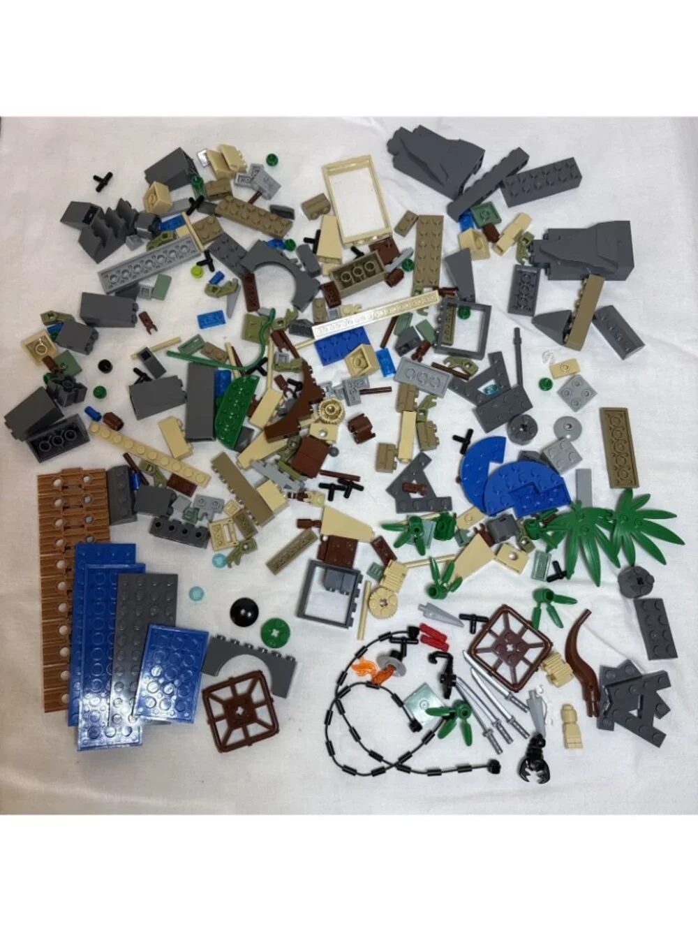 LEGO Loose Lot Ninjago City Police Island Jays Jet Mixed Bricks Bulk Piece Parts